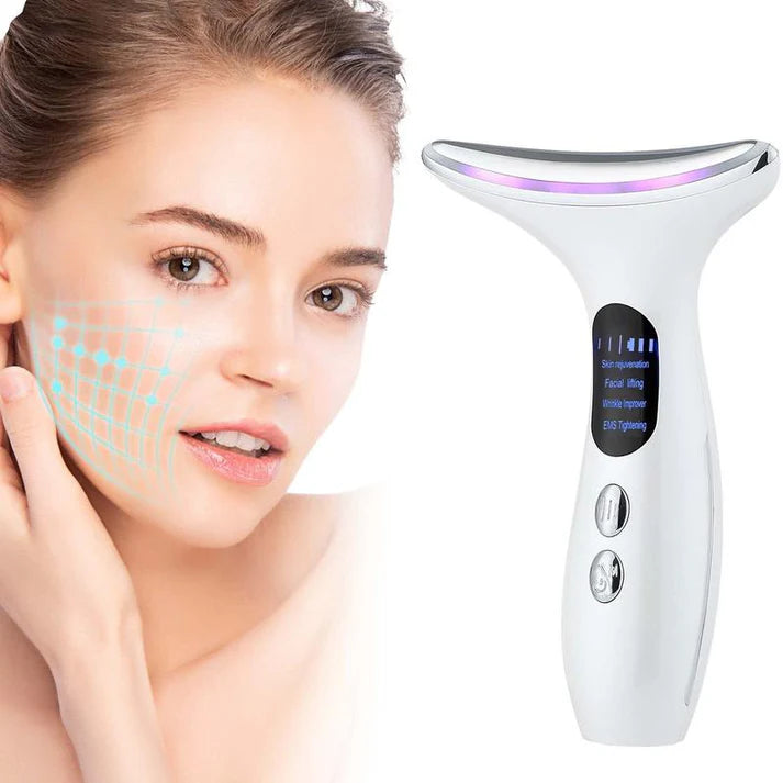 FixWal™ 7-in-1 Face & Neck Massager جهاز تدليك الوجه والرقبة – Lifting, Sculpting & Anti-Aging