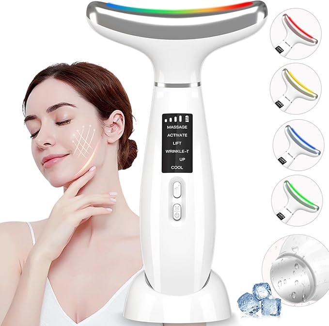 FixWal™ 7-in-1 Face & Neck Massager جهاز تدليك الوجه والرقبة – Lifting, Sculpting & Anti-Aging